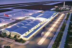 Phối cảnh Cảng hàng không Phan Thiết (tỉnh Bình Thuận)