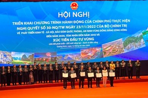 Các đối tác phát triển cam kết hỗ trợ hơn 2,6 tỷ USD để phát triển Vùng đồng bằng sông Hồng