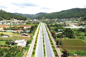 Cao tốc Bảo Lộc - Liên Khương sau khi hoàn thành sẽ kết nối với cao tốc Liên Khương - Prenn.