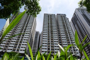 Bất chấp khó khăn, căn hộ trung - cao cấp vẫn thu hút sự quan tâm từ thị trường. Ảnh: Dũng Minh