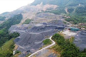 Mỏ than Minh Tiến. Ảnh: Báo Lao Động