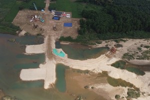 Sở Tài nguyên và Môi trường Quảng Ngãi dự kiến sẽ trình UBND tỉnh cấp phép khai thác cho 6 mỏ cát trên địa bàn tỉnh. Ảnh minh họa