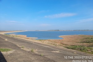 Hồ thuỷ điện Trị An ngày 10/5/2023