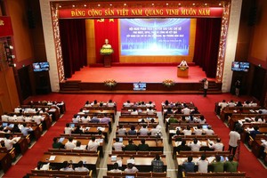 Chiều ngày 19/5, tỉnh Quảng Ninh đã tổ chức Hội nghị phân tích chuyên sâu các chỉ số PAR INDEX, SIPAS, PAPI và công bố kết quả xếp hạng các chỉ số của sở, ngành, địa phương năm 2022. Ảnh: Thu Lê.