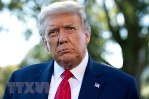 Cựu Tổng thống Mỹ Donald Trump đang là ứng cử viên hàng đầu của đảng Cộng hòa trong cuộc đua vào Nhà Trắng. (Ảnh: AFP/TTXVN) 