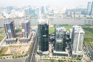 Tòa nhà văn phòng The Hallmark tại Thủ Thiêm, TP.HCM. Ảnh: Lê Toàn