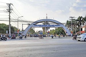 Hậu Giang định hướng phát triển 3 vùng sinh thái công nghiệp với nhiều cơ chế để thu hút đầu tư. Trong ảnh: Khu công nghiệp Tân Phú Thạnh - giai đoạn I (huyện Châu Thành A, tỉnh Hậu Giang)