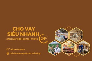 Cho vay siêu nhanh sản xuất kinh doanh trong 24h với LPBank