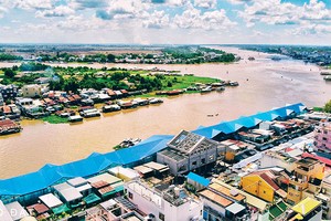 Dự án cải thiện cơ sở hạ tầng thích ứng với biến đổi khí hậu TP. Châu Đốc là 1 trong số 4 dự án sử dụng nguồn vốn ODA do UBND tỉnh An Giang đề xuất