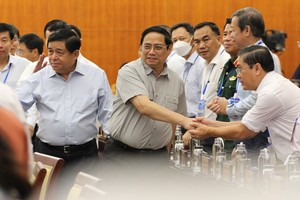 Thủ tướng Phạm Minh Chính chủ trì Hội nghị Hội đồng điều phối vùng Đông Nam bộ. Ảnh: Thành Nhân