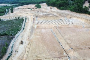 Dự án Đầu tư xây dựng khu nuôi trồng và nhân giống đông trùng hạ thảo, nấm linh chi và các loại nấm quý hiếm tại xã Phước Mỹ, TP. Quy Nhơn. Ảnh: T.X