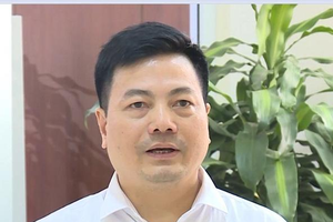 Ông Đinh Xuân Hướng, Bí thư Huyện ủy Như Thanh.