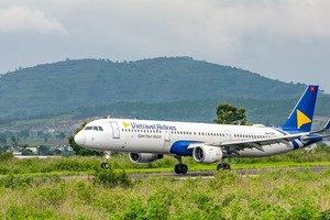 Một tàu bay của Vietravel Airlines.