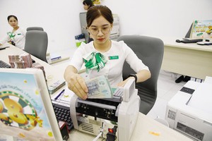 Hiện lãi suất tiền gửi niêm yết dành cho khách hàng tổ chức kỳ hạn 12 tháng tại 4 ngân hàng TMCP nhà nước là 5,2%/năm. Ảnh: Đức Thanh