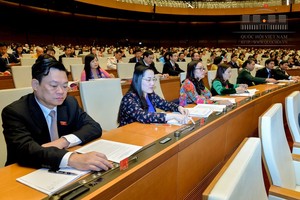 Quốc hội khóa XIV bấm nút thông qua Nghj quyết 56, yêu cầu giảm số lượng lãnh đạo cấp phó.