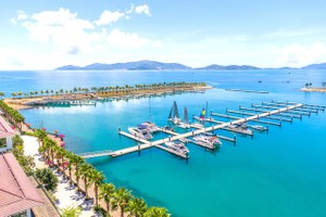 Một góc bến du thuyền quốc tế Ana Marina (Ảnh: HẢI THANH)