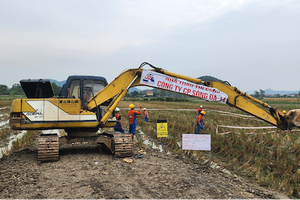 EVNNPT triển khai thi công Dự án đường dây 500 kV nhà máy điện Nam Định I - Thanh Hóa