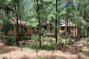 Dự án Aquatica Cửa Việt hoang tàn sau khi nhà đầu tư ngừng thi công.