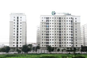 Một dự án nhà ở xã hội tại quận Bắc Từ Liêm, Hà Nội. Ảnh: Thành Nguyễn