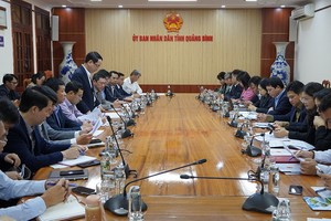 Lãnh đạo tỉnh Quảng Bình trao đổi với các đại diện xúc tiến đầu tư của Việt Nam tại nước ngoài