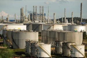 Một cơ sở lọc dầu của Công ty dầu khí quốc gia Brazil Petrobras ở Araucaria, bang Paraná (Brazil). Ảnh: GAZETA DO POVO/TTXVN