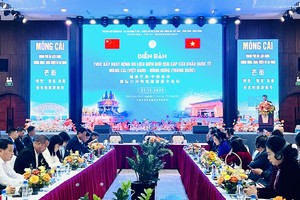 Diễn đàn thúc đẩy hoạt động du lịch biên giới qua cặp cửa khẩu quốc tế Móng Cái (Việt Nam) - Đông Hưng (Trung Quốc)