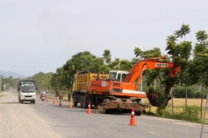 Quốc lộ 27 đoạn qua tỉnh Ninh Thuận. Ảnh: Báo Ninh Thuận.