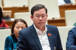 Đại biểu Nguyễn Quốc Luận (Yên Bái) phát biểu.
