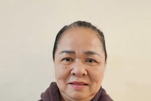 Bị can Trần Tuyết Mai, Chủ tịch kiêm Tổng giám đốc Công ty TNHH Vận tải thủy bộ Hải Hà. Ảnh: BCA