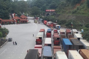 Thông quan hàng hóa xuất nhập khẩu tại các cửa khẩu trên địa bàn tỉnh Lạng Sơn đạt hơn 1.200 xe/ngày.