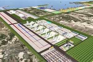 Phối cảnh dự án Nhà máy Nhiệt điện Quảng Trị tại Khu kinh tế Đông Nam Quảng Trị