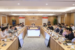 Toàn cảnh Hội nghị công bố quy hoạch hạ tầng Thông tin và Truyền thông thời kỳ 2021-2030, tầm nhìn đến năm 2050. 