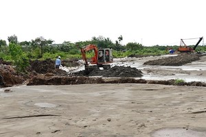 Thi công cao tốc Cần Thơ - Hậu Giang - Cà Mau.