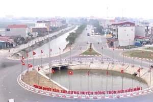 Huyện Phù Cừ (Hưng Yên) phấn đấu về đích huyện Nông thôn mới nâng cao vào cuối năm 2024.