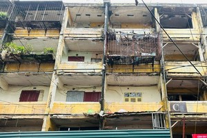 Chung cư cũ tại quận Đống Đa, TP.Hà Nội.