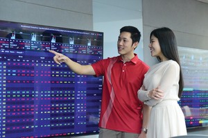 Cổ phiếu ngân hàng chiếm trọng số lớn trên thị trường chứng khoán