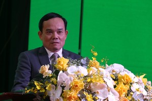  Phó thủ tướng Trần Lưu Quang phát biểu tại Hội nghị “Công bố Quy hoạch và xúc tiến đầu tư tỉnh Đắk Nông năm 2024”.