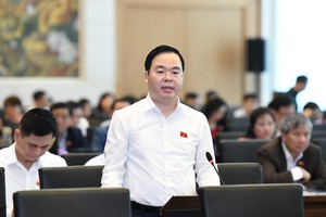 Đại biểu Trần Văn Khải tham gia thảo luận. 