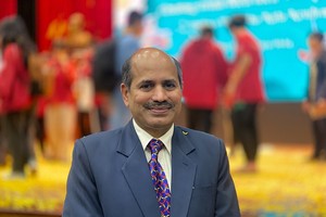 Ông Sandeep Arya, Đại sứ Ấn Độ tại Việt Nam. (Ảnh: Nguyễn Linh)