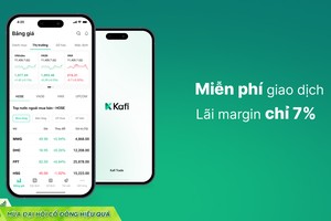 Kafi: Vận động cùng thị trường với ưu đãi bùng nổ, lãi suất margin 7%, miễn phí giao dịch