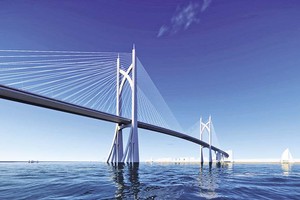 Phối cảnh cầu Cần Giờ