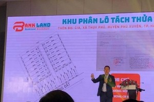 Các đối tượng tổ chức hội thảo, kêu gọi đầu tư vào dự án "ma".