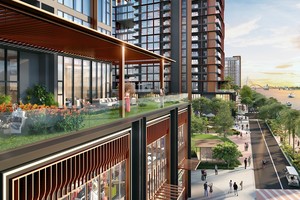 Quần thể đẳng cấp Sun Symphony Residence bên sông Hàn. Ảnh phối cảnh minh họa Sun Property