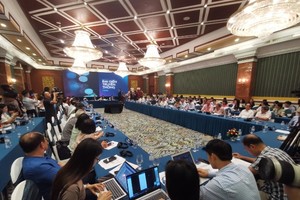 Toàn cảnh Hội thảo quốc tế: “Kinh tế báo chí truyền thông Việt Nam trong bối cảnh phát triển kinh tế số”.