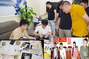 Công an tỉnh Hà Nam phát hiện, xử lý nhóm đối tượng đánh bạc qua hình thức cá độ bóng đá. Ảnh: BCA