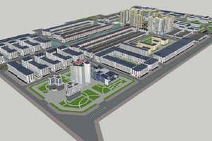 Phối cảnh Dự án Khu đô thị mới và Khu công nghệ thông tin tập trung TP. Cần Thơ