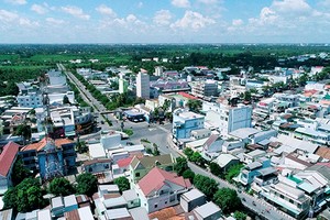 Một góc huyện Lấp Vò thuộc tỉnh Đồng Tháp