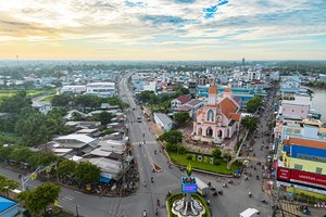 Dự án được thực hiện tại TP. Ngã Bảy, tỉnh Hậu Giang. Nguồn: TP. Ngã Bảy