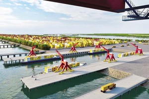 Khu bến cảng Cần Giờ sở hữu vị trí thuận lợi để đầu tư phát triển, thu hút hàng hóa trung chuyển quốc tế.