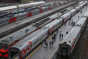 Tuyến đường sắt xuyên Siberia của Nga đã chứng kiến sự gia tăng gấp đôi khối lượng hàng hóa vận chuyển từ Trung Quốc đến châu Âu. Ảnh: TASS